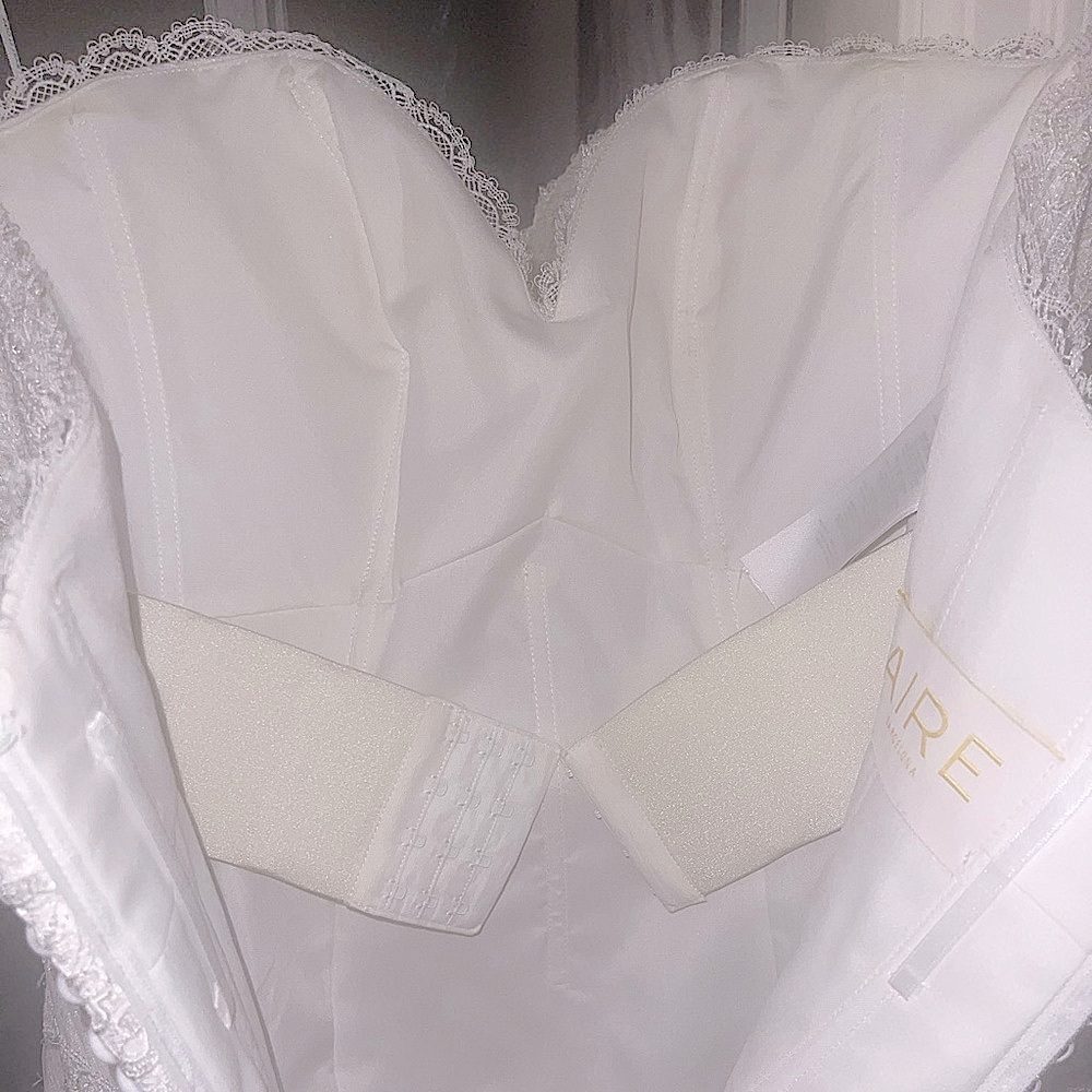 NWT designer wedding dress. Bought from “The White Dress” size 10 never altered - Picture 14 of 16